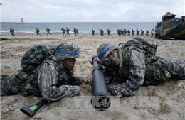 Lính thủy đánh bộ Hàn Quốc tập trận lớn bảo vệ đảo phía Đông 